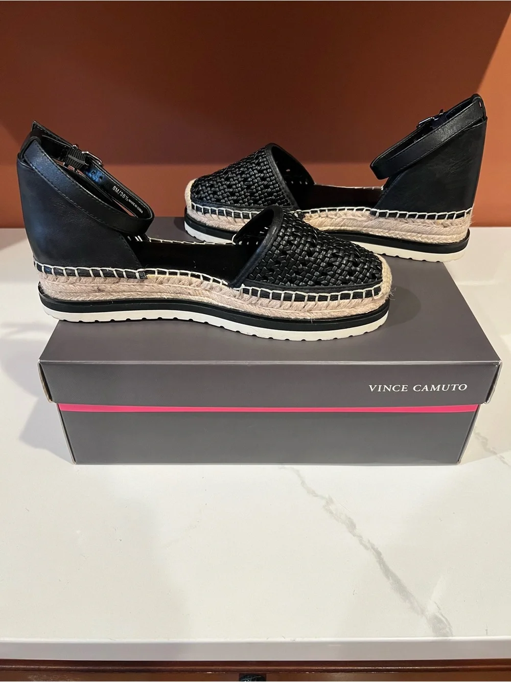 Vince Camuto woven upper